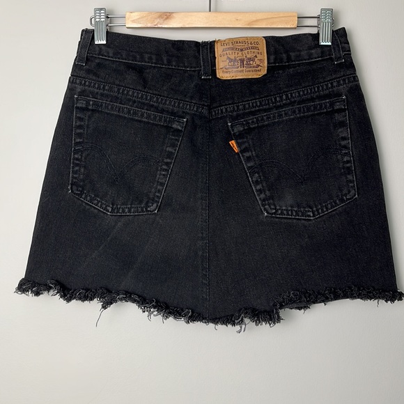 Levi’s Vintage Orange Tab Jean Skirt - Picture 4 of 12